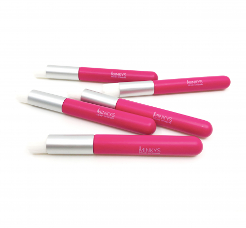 Minky's Pink Lashampoo Cleansing Brush 5 Pack