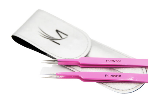 Pink Tweezer Set