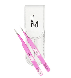 Pink Tweezer Set